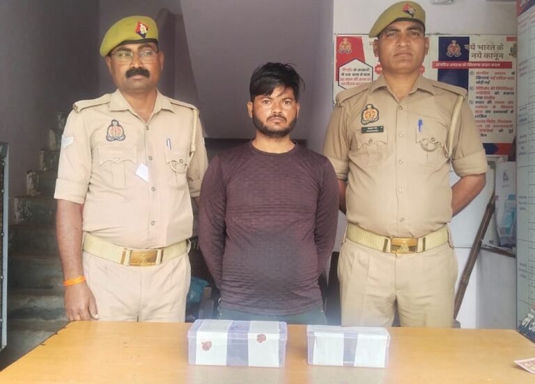 फिरोजाबाद: थाना दक्षिण पुलिस को बड़ी सफलता, मोबाइल चोरी के आरोपी को अवैध हथियार समेत किया गिरफ्तार