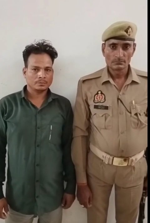 वृन्दावन पुलिस ने गैर इरादतन हत्या के वांछित ठेकेदार को किया गिरफ्तार